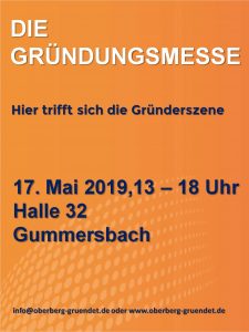Gründungsnetzwerk Oberberg - Gründungsmesse 2019 Gummersbach